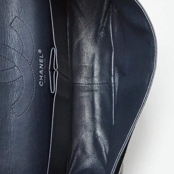 Chanel Blue/Green 2.55 Reissue Quilted Classic Patent Leather 226 Flap Bag - Picture 6 of 12